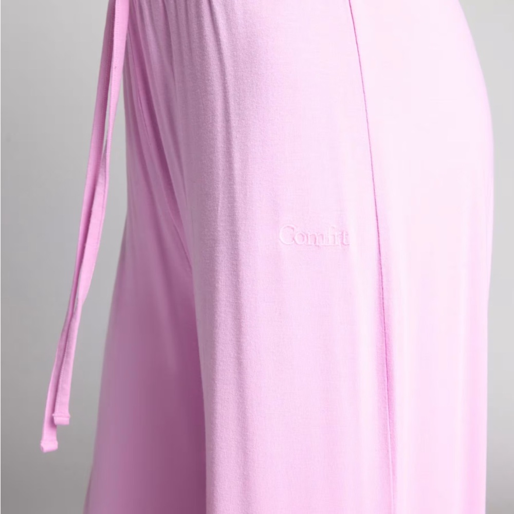 Cmfrt Women's Luna Lounge Pink PJ Set-size XS - Picture 2 of 8